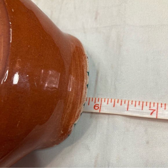 Pottery Olive Dish Signed Hand Painted & Glazed - Picture 12 of 14